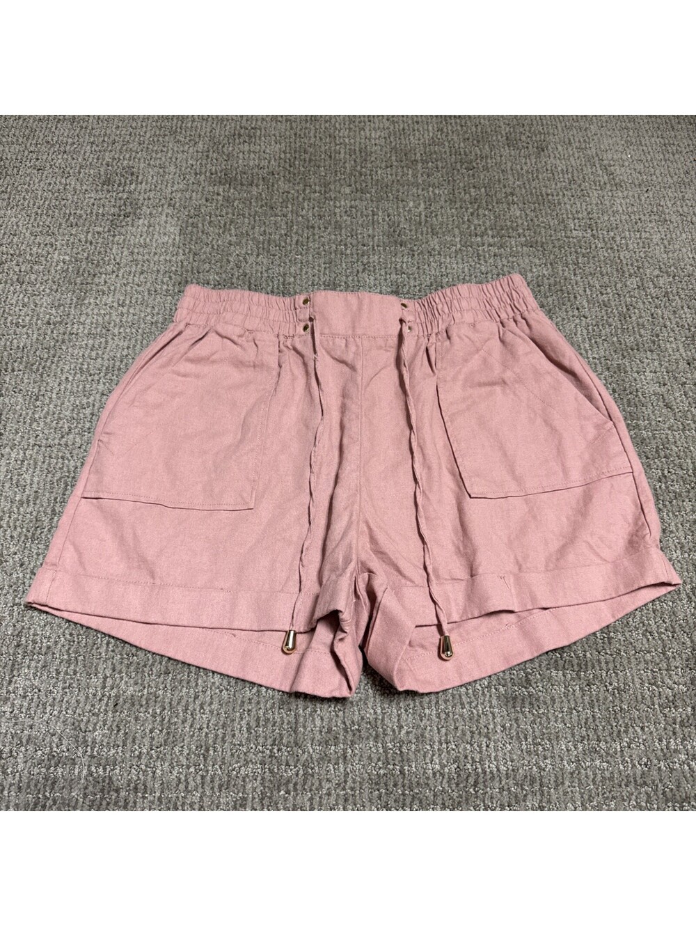 Simply Blessed Shorts Pink Pockets Women’s Size XL